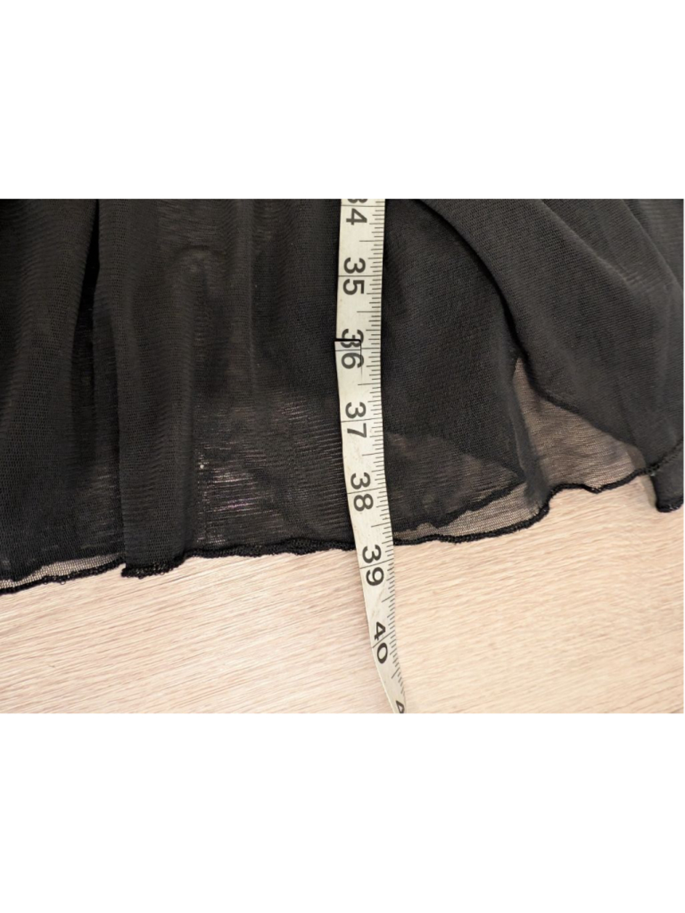 Vintage Whimsigoth Black Lace Tiered Maxi Ruth Skirt Cottagecore Grunge Coquette - Picture 5 of 6
